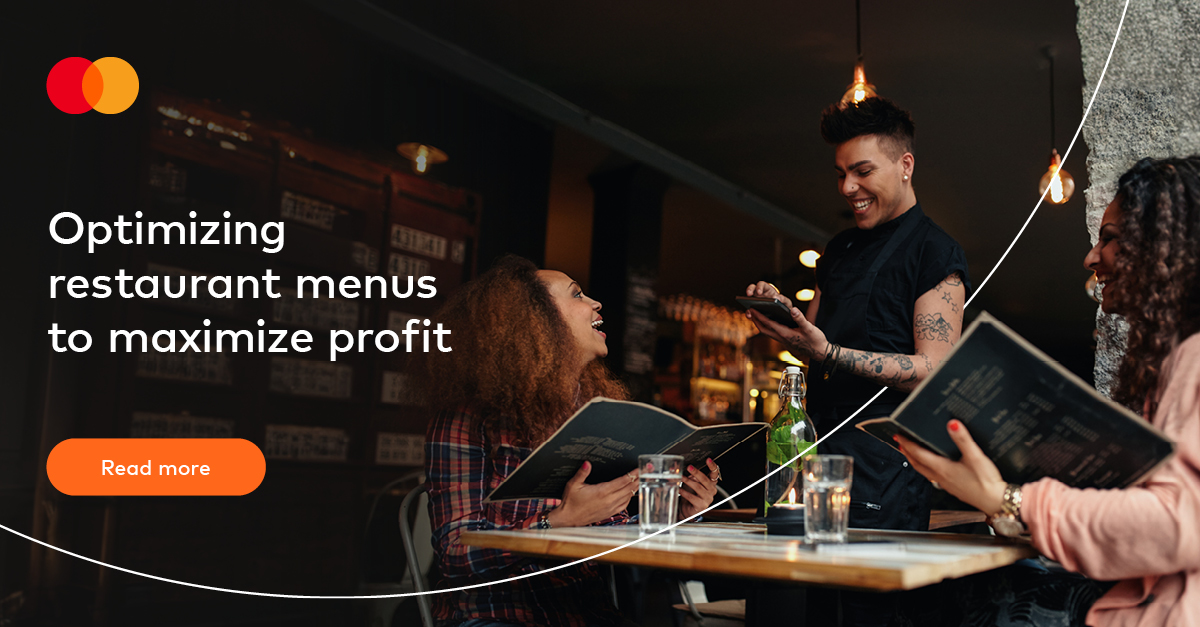 Optimizing restaurant menus to maximize profit | Mastercard Services