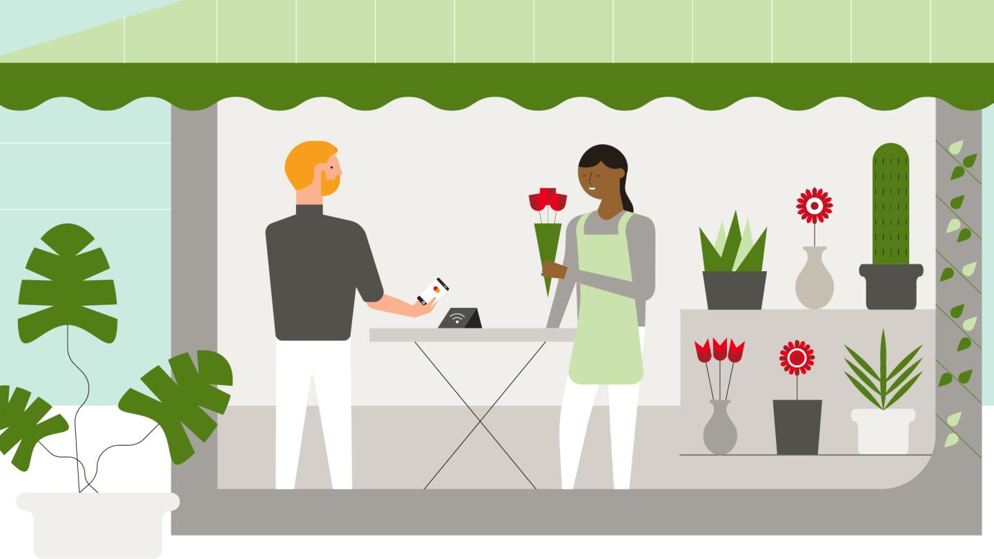 contactless payment illustration 