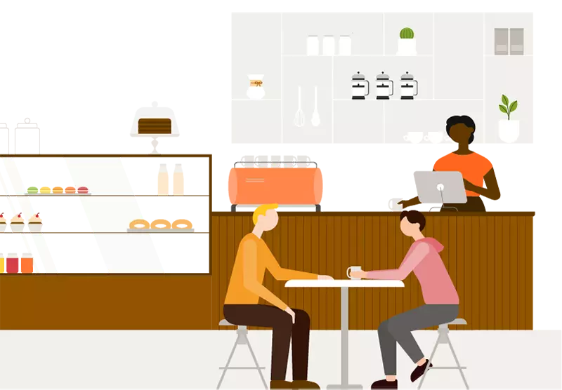 Restaurant trends in 2024 illustration