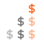money graph increasing