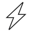 Lightning bolt icon