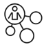 People in bubbles icon