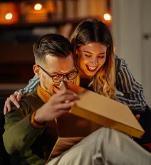 Couple laughing together teaser