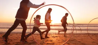 Family on a beach teaser