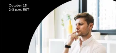 Man pondering in front of computer