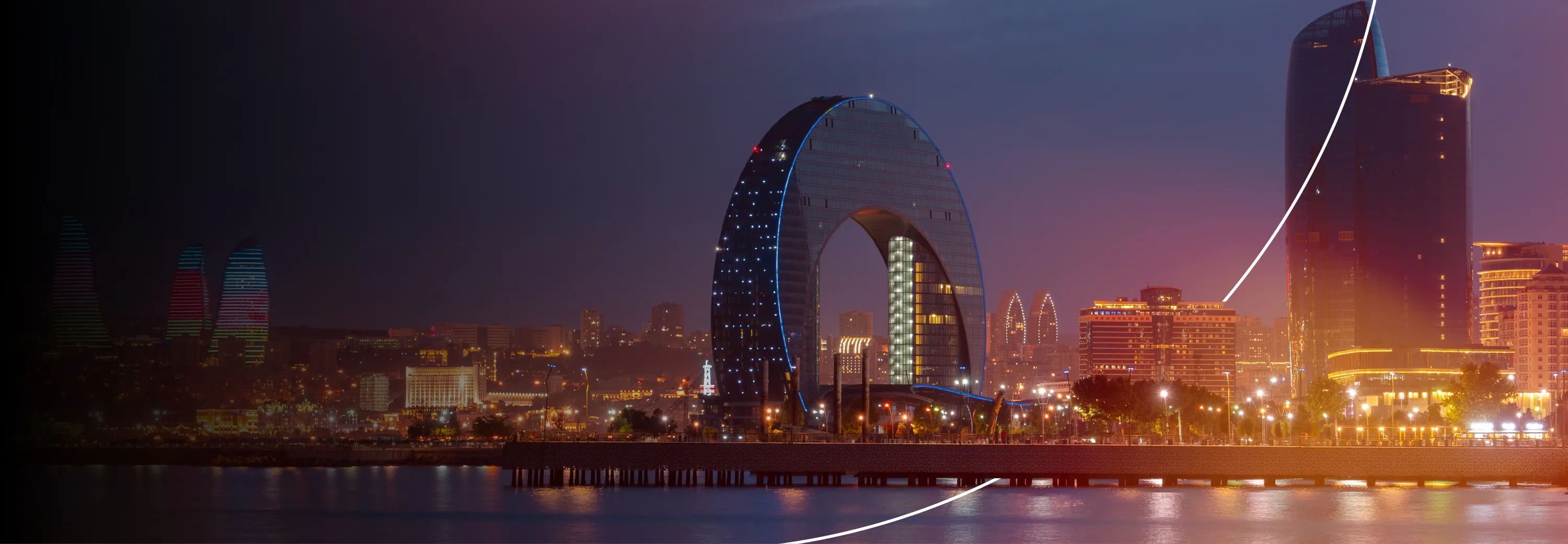Azerbaijan skyline