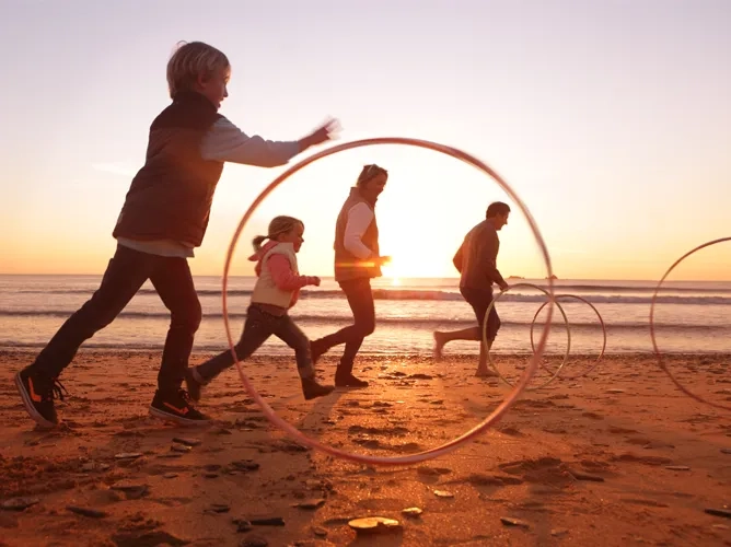 People at the beach teaser