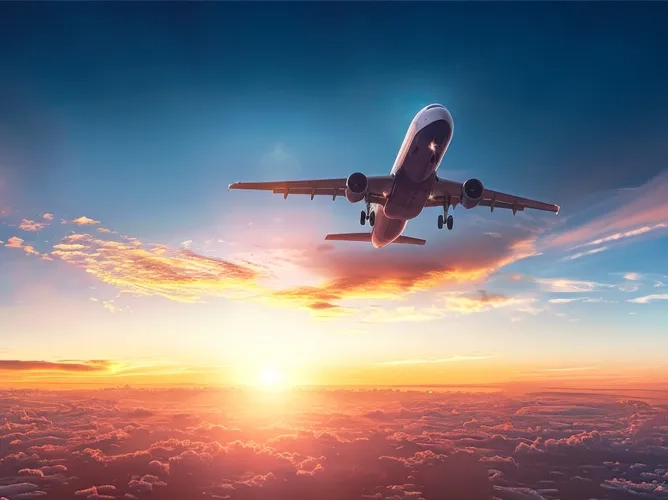 Plane flying teaser