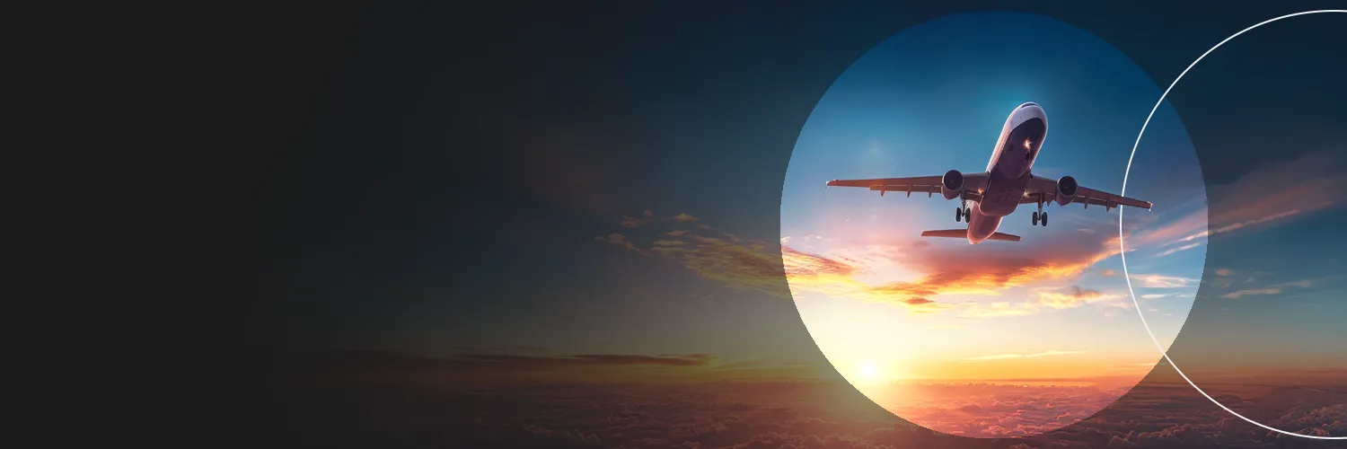 Plane flying banner