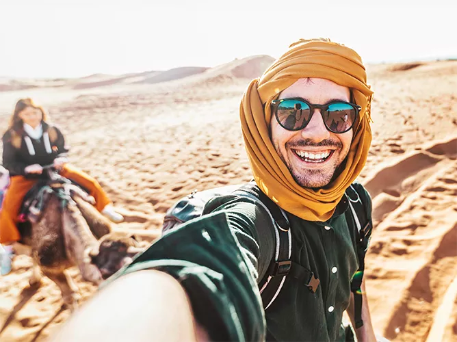 Middle East and North Africa traveler enjoying the outdoors teaser