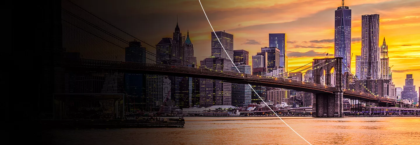 City skyline banner
